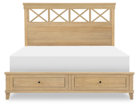 XXX's And OOO's - Complete Panel Bed With Storage Footboard