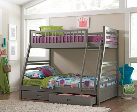 Ashton - 2-Drawer Wood Bunk Bed