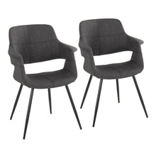  Vintage Flair - Chair (Set of 2) - Black Legs