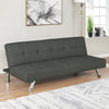 Joel - Upholstered Tufted Convertible Sofa Bed