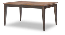  Fenmore - Leg Dining Table - Mocha And Distressed Cherry