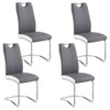 Brooklyn - Upholstered Dining Side Chair (Set of 4) - Gray