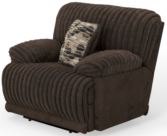 Hollifield - Power Wall Hugger Recliner - Chocolate