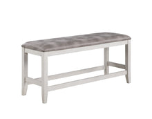  Richland - Counter Ht Bench - White