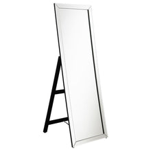  Soline - Framed Standing Floor Mirror - Silver