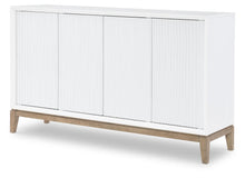  Melrose - Credenza - Cloud White And Desert Oak