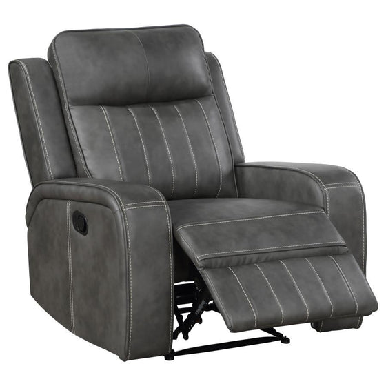 Raelynn - Upholstered Track Arm Recliner