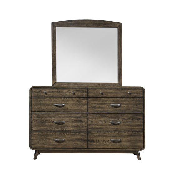 Rex  - Dresser & Mirror - Brown