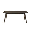 Rex - 72" Fixed Top Rectangle Dining Table - Walnut