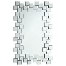  Pamela - Rectangular Frameless Wall Mirror - Silver