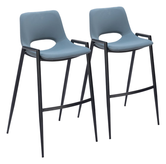 Desi - Bar Chair (Set of 2) - Black