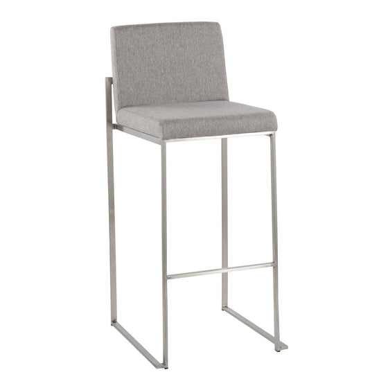 Fuji - High Back Upholstered Barstool Set