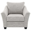 Tomkins - Boucle Upholstered Chair - Light Gray