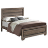 Kauffman - Transitional High Headboard Panel Bed Bedroom Set