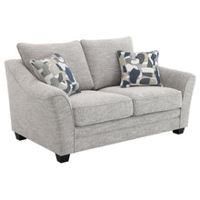  Tomkins - Boucle Upholstered Loveseat - Light Gray