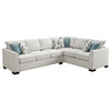 Ashford - Chenille Upholstered Sleeper Sectional Sofa - Greige