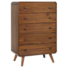  Robyn - 5-Drawer Bedroom Chest - Dark Walnut