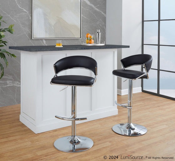 Henry - 26" Fixed-Height Counter Stool With Swivel (Set of 2)