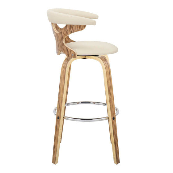 Gardenia - 30" Fixed-height Barstool (Set of 2) - Beige