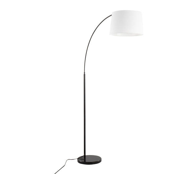 March - Floor Lamp - Black Marble