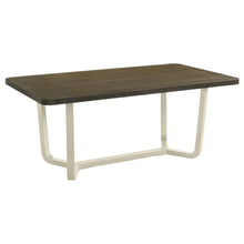  Biloxi - Rectangular Wood Dining Table - Grayish Brown