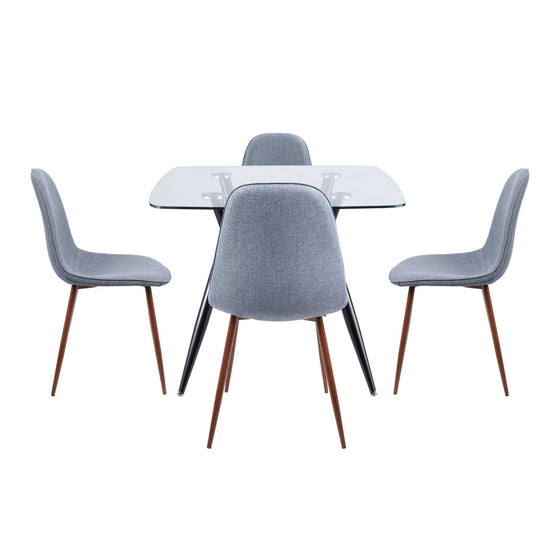 Clara - Pebble Dining Set (Set of 5)