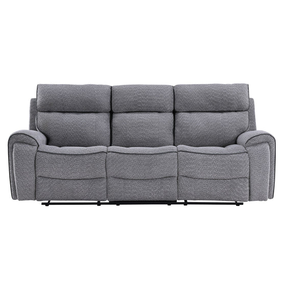 Omni - Sofa With Dual Recliner - Gray