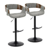 Elisa - Adjustable Barstool (Set of 2) - Black Base