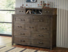 Bunkhouse - Bureau - Aged Barnwood