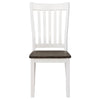 Kingman - Wood Dining Side Chair (Set of 2) - Distressed White