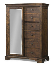  Trisha Yearwood Home - Tulsa Door Chest 6 Drawers - Coffee Brown