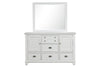 Jamestown - Dresser & Mirror - White