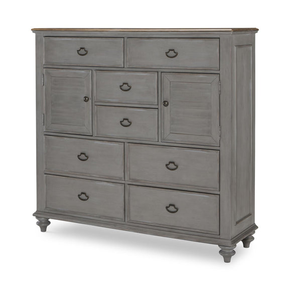 Kingston - Door Chest - Sandalwood Brown / Tweed Gray