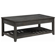  Cliffview - Rectangular Wood Lift Top Coffee Table - Gray