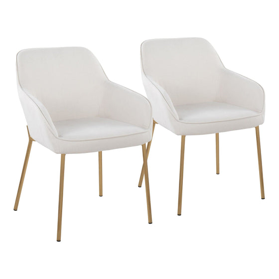 Daniella - Dining Chair - Gold Metal (Set of 2)