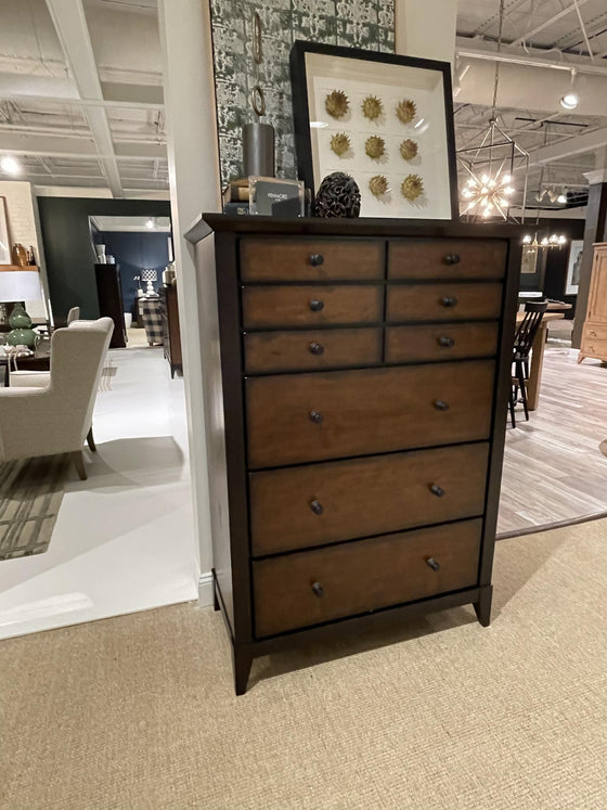 Fenmore - Drawer Chest - Mocha And Distressed Cherry