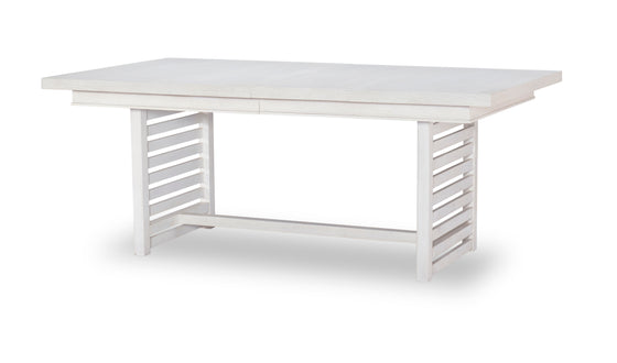 Edgewater Sand Dollar - Complete Trestle Table - White