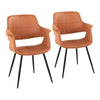 Vintage Flair - Chair (Set of 2) - Black Legs