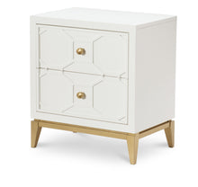  Chelsea by Rachael Ray - Nightstand With Lattice - White