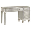 Evangeline - 4-Drawer Vanity Desk Makeup Table - Silver Oak