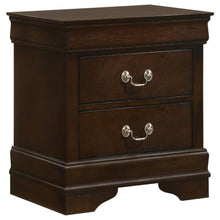  Louis Philippe - Two-drawer Nightstand