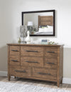 Artisan's Place - Eight Drawer Dresser - Vintage Pine Ironwood