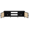 Amherst - 2-Door 70" Metal TV Stand Media Console - Black