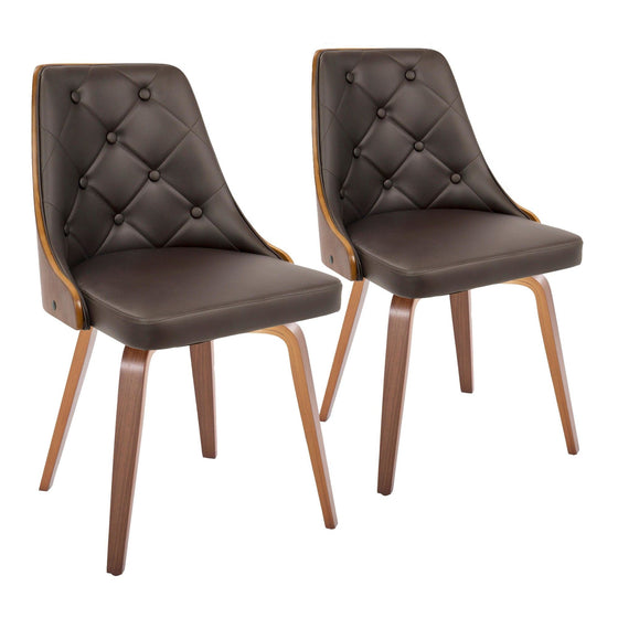 Gianna - Chair (Set of 2) - Dark Brown