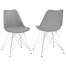  Juniper - Polypropylene Dining Side Chair (Set of 2) - Gray