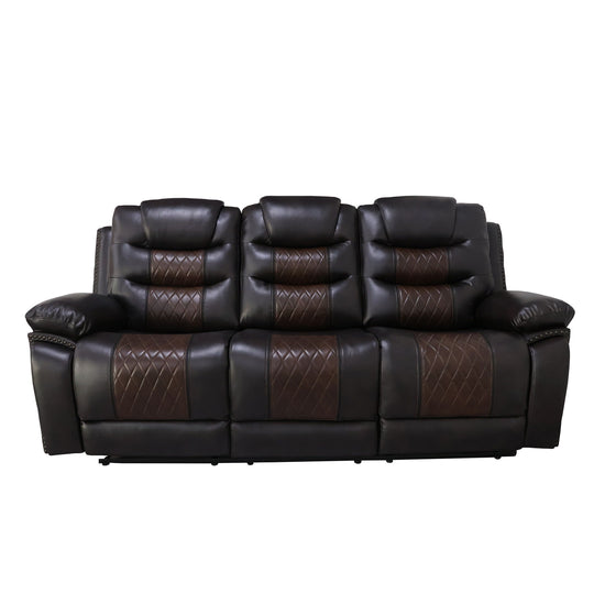 Nikko - Sofa With Power Footrest - Brown