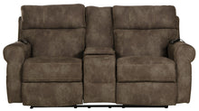  Tranquility - Power Headrest Power Lay Flat Reclining Cons Loveseat With CR3 Heat / Massage / Lumbar - Pewter