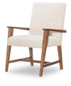 Fenmore - Upholstered Arm Chair - Mocha And Distressed Cherry