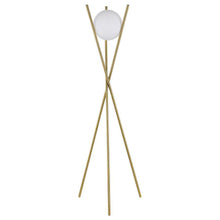  Yamileth - Spherical Bulb Metal Tripod Floor Lamp - Gold