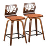 Folia - 24" Fixed-Height Counter Stool (Set of 2)